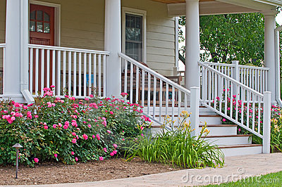 Country Front Porch Landscaping Country Front Porch Landscaping