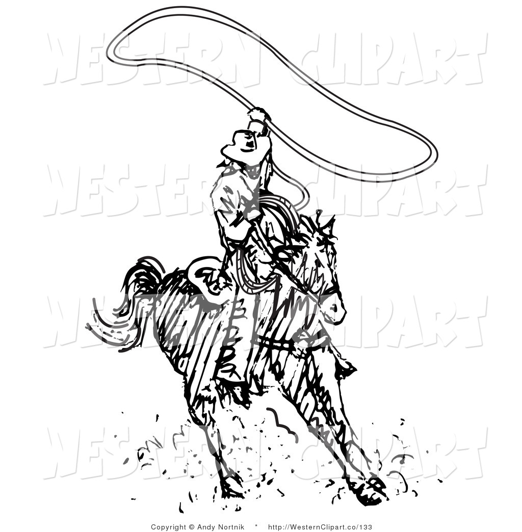 Cowboy Horse Clip Art