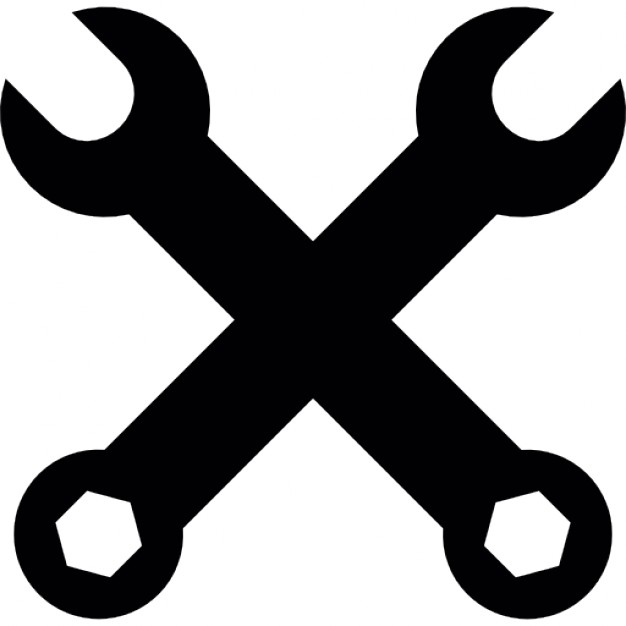 Crossed Wrench Vector