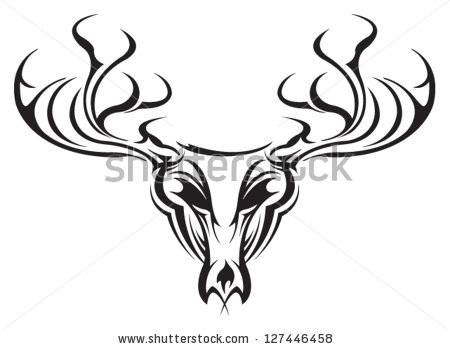 Deer Skull Vector