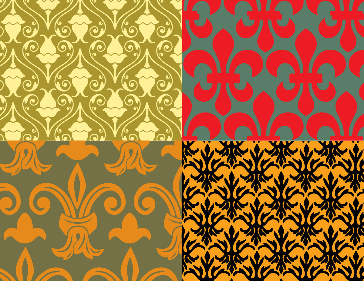 Design Floral Vector Pattern Design Floral Vector Pattern