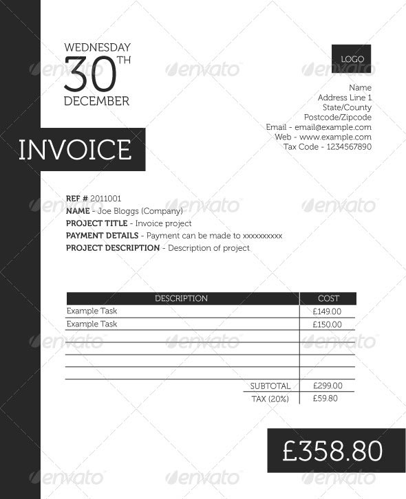 Graphic Designer Invoice Template from www.newdesignfile.com