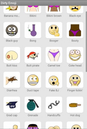 Dirty emojis iphone