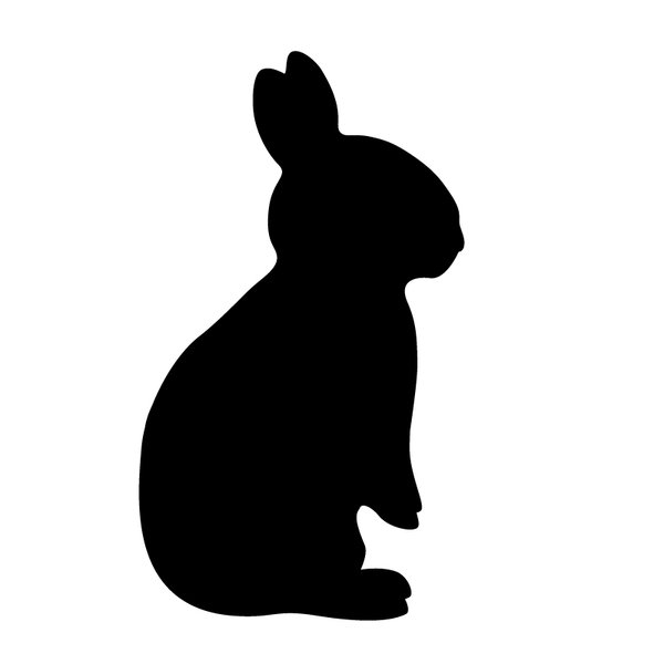 Easter Bunny Rabbit Silhouette