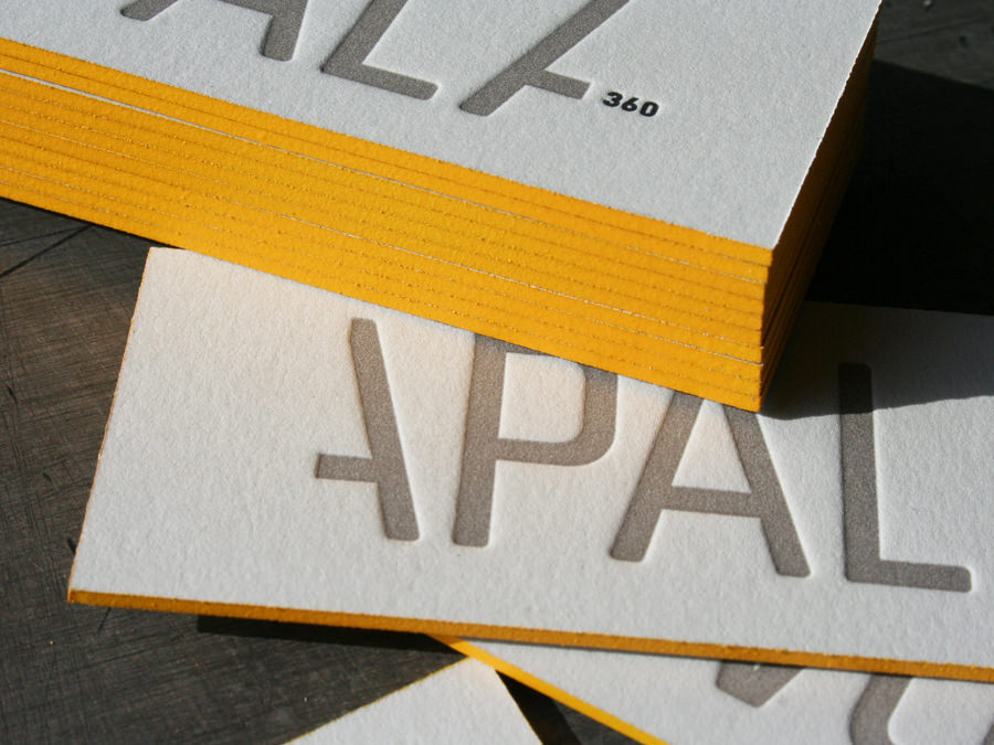Edge Colored Business Cards