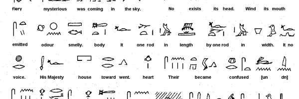 Egyptian Tattoo Font