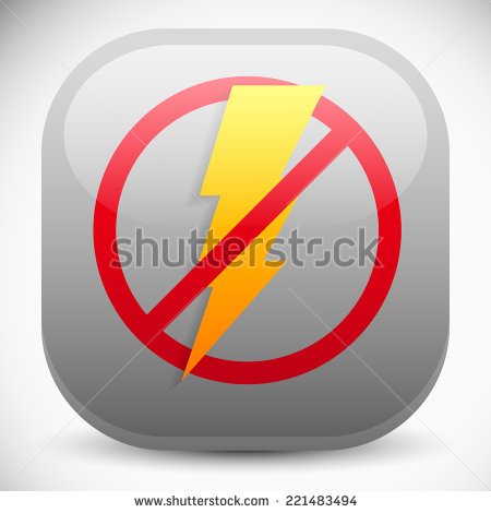 Electricity Outage Icon