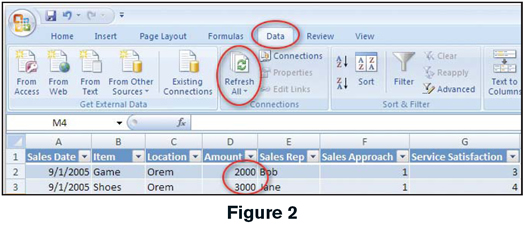 Excel Refresh All Button Icon