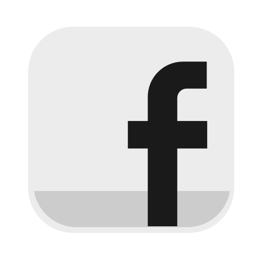 Facebook Icon Black and White