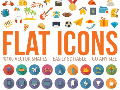 Flat Icons Free Download