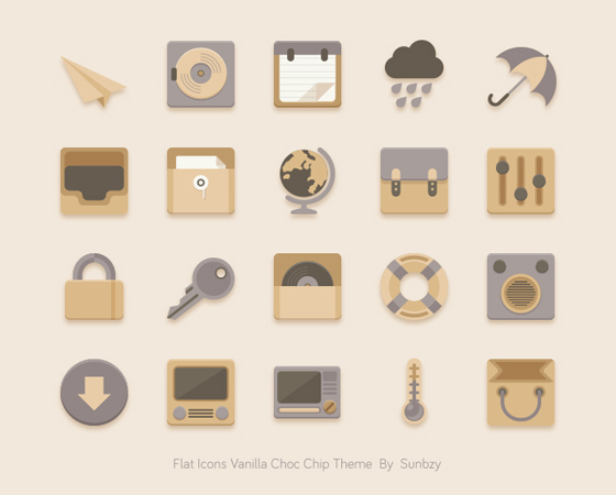 Flat Style Icons