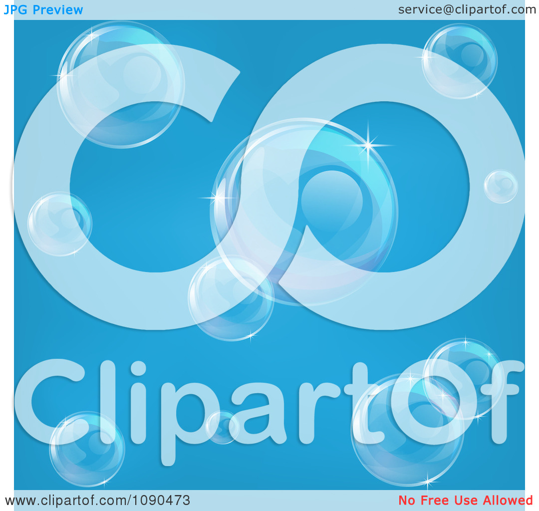 Floating Bubbles Clip Art