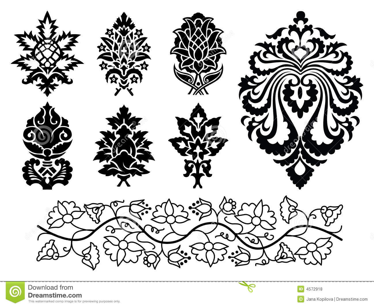 Floral Ornaments Vector