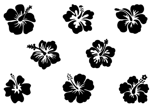 Flower Silhouette Vector Art