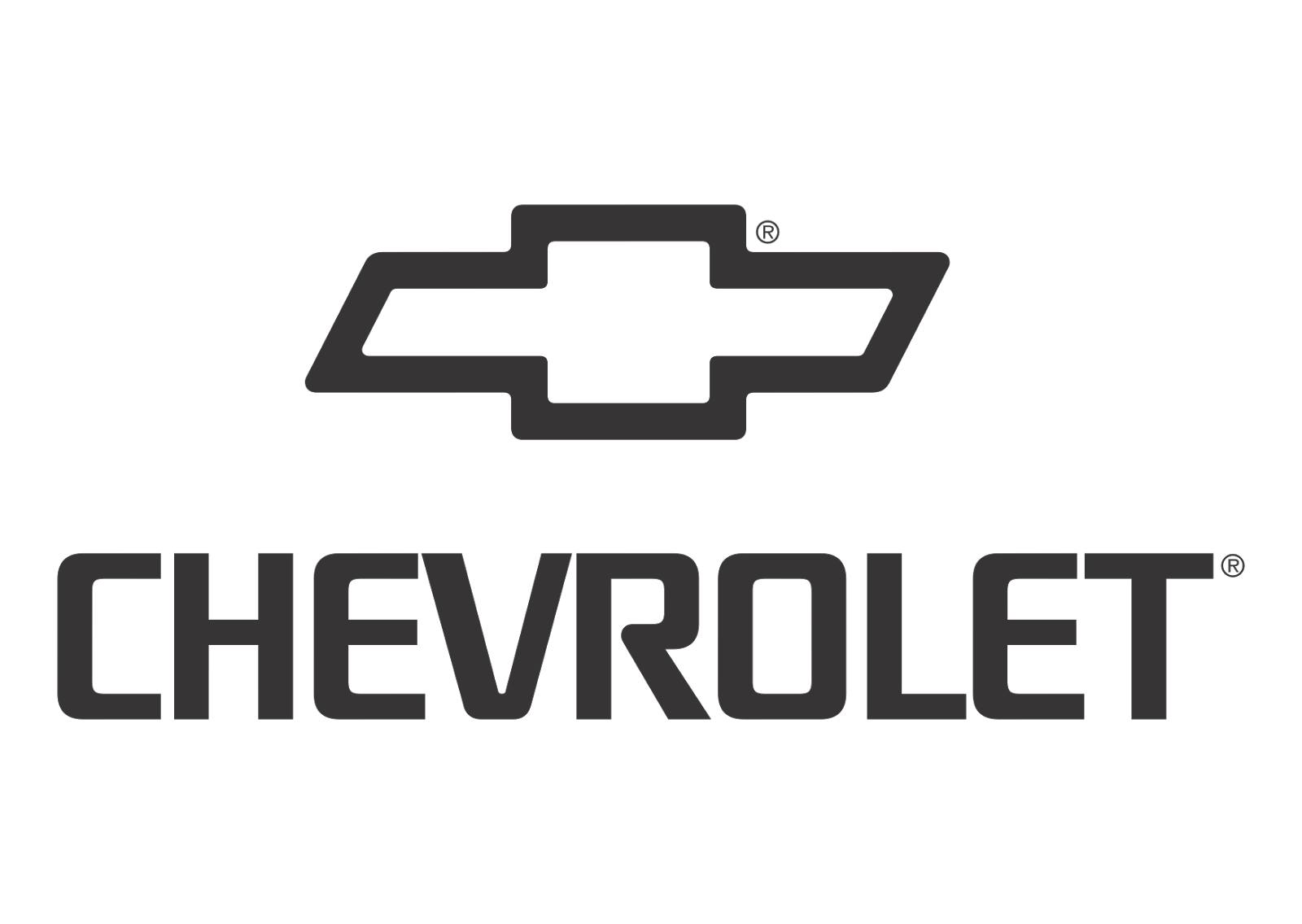 Free Black and White Vector Chevrolet Logo