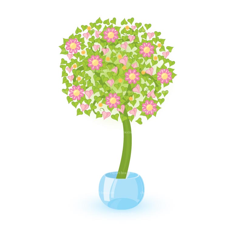 Free Clip Art Flowers and Trees