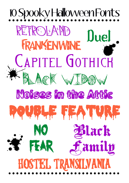 Free Halloween Fonts Downloads Free Halloween Fonts Downloads