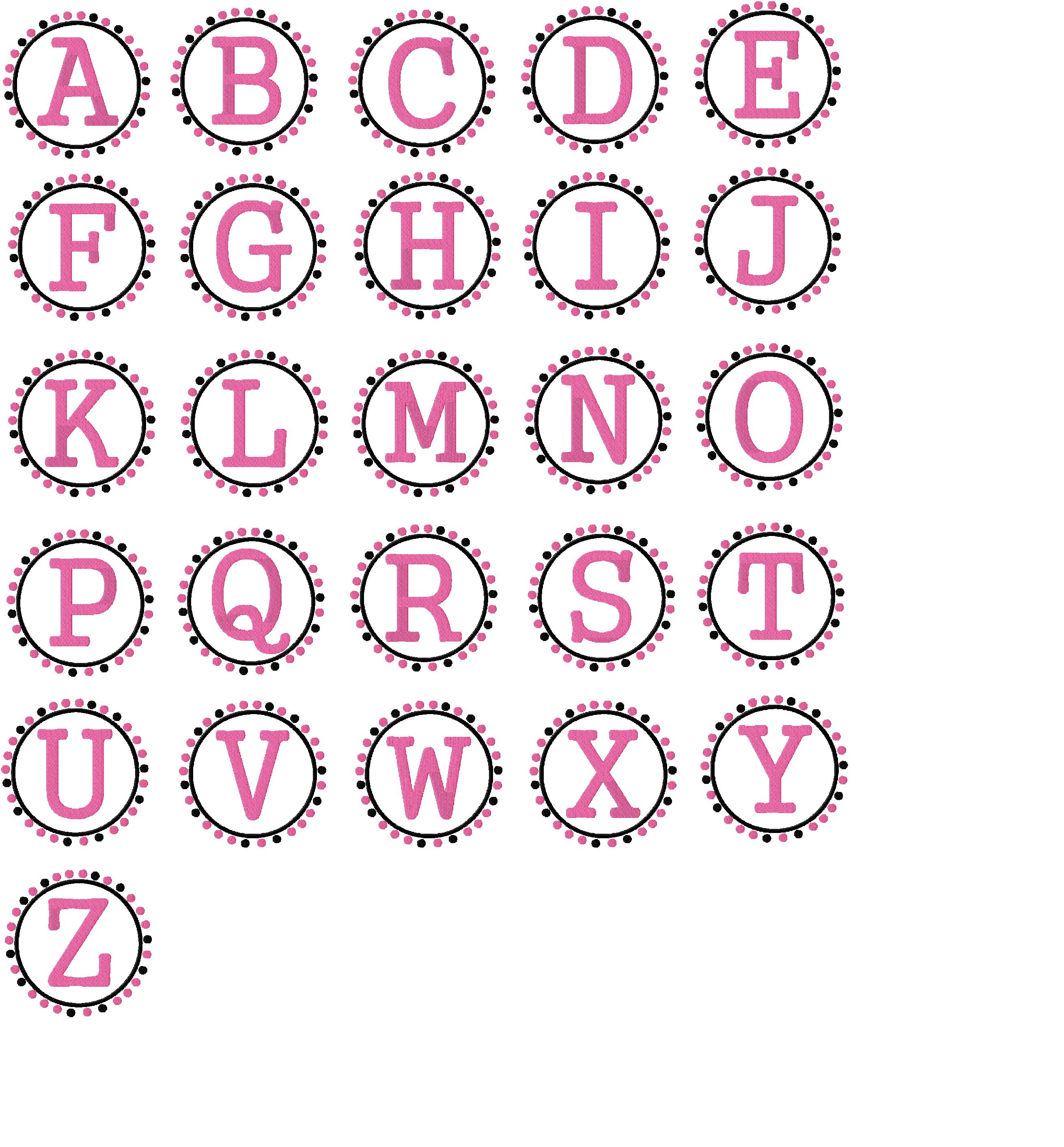 Free Monogram Alphabet Fonts Free Monogram Alphabet Fonts