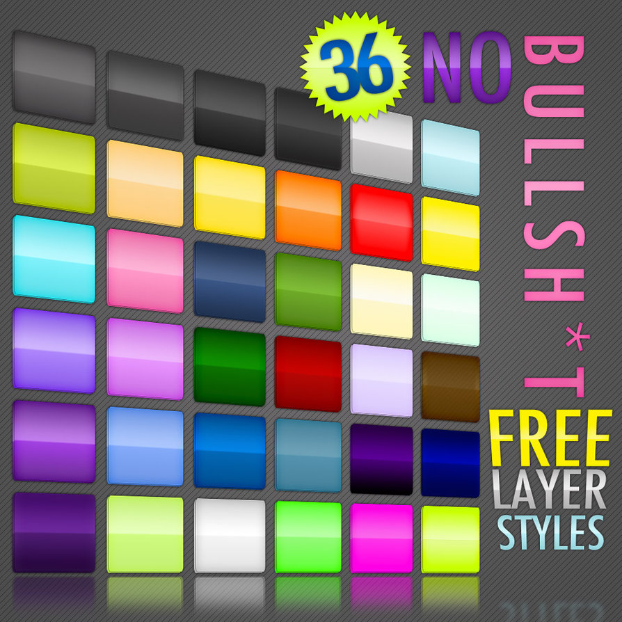 Free Photoshop Layer Styles