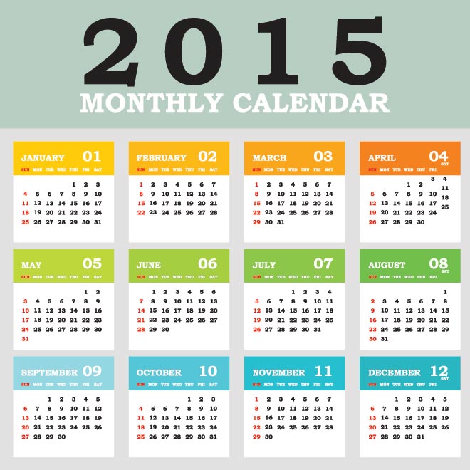Free Printable Calendars Templates 2015