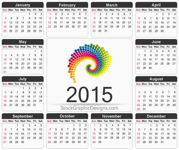 Free Printable Calendars Templates 2015