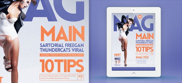 Free Psd Magazine Cover Template Free Psd Magazine Cover Template
