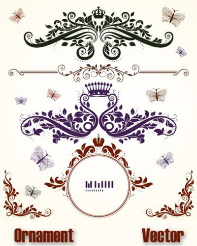 Free Vector Ornaments Free Vector Ornaments