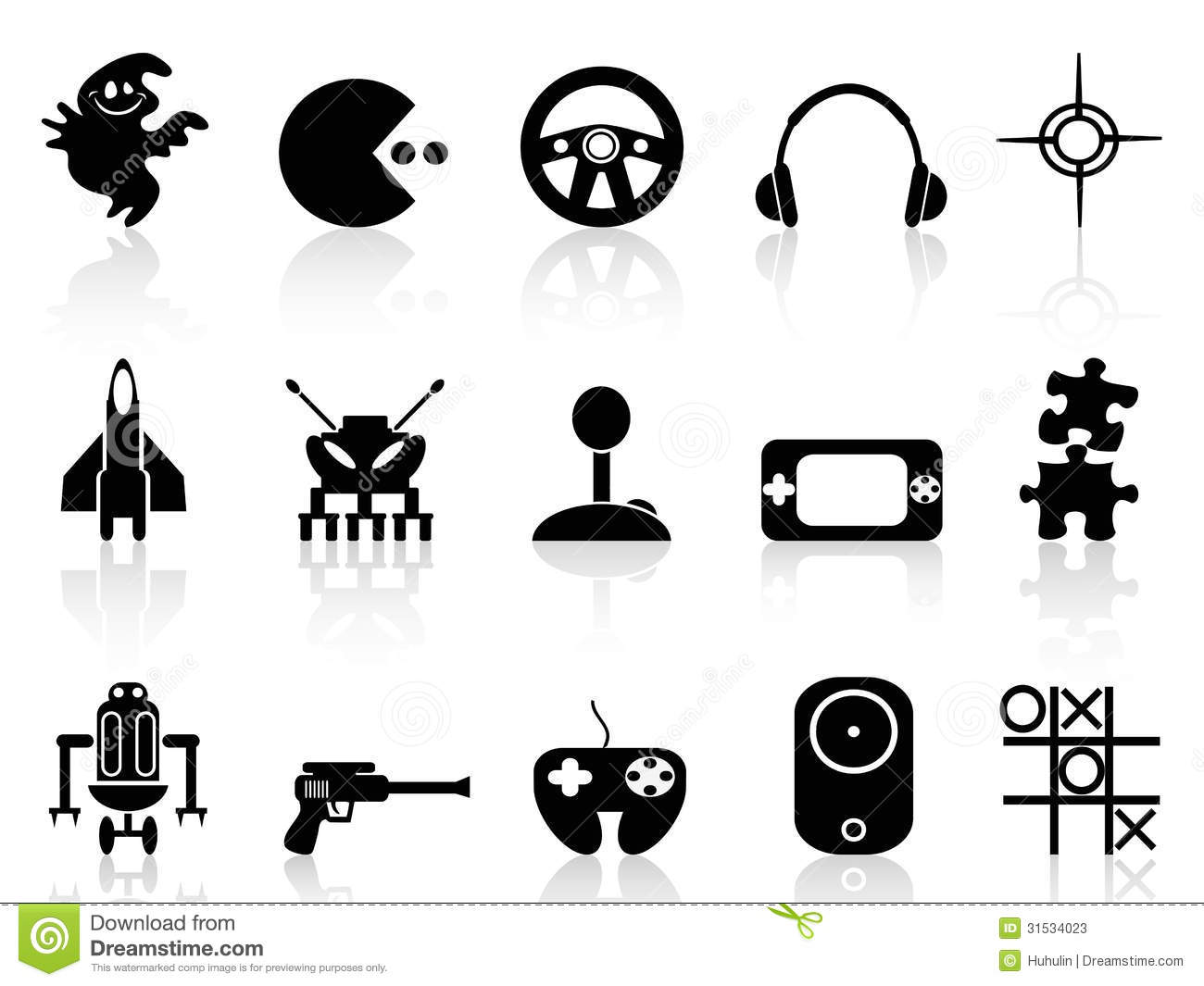 Game Controller Icon Black