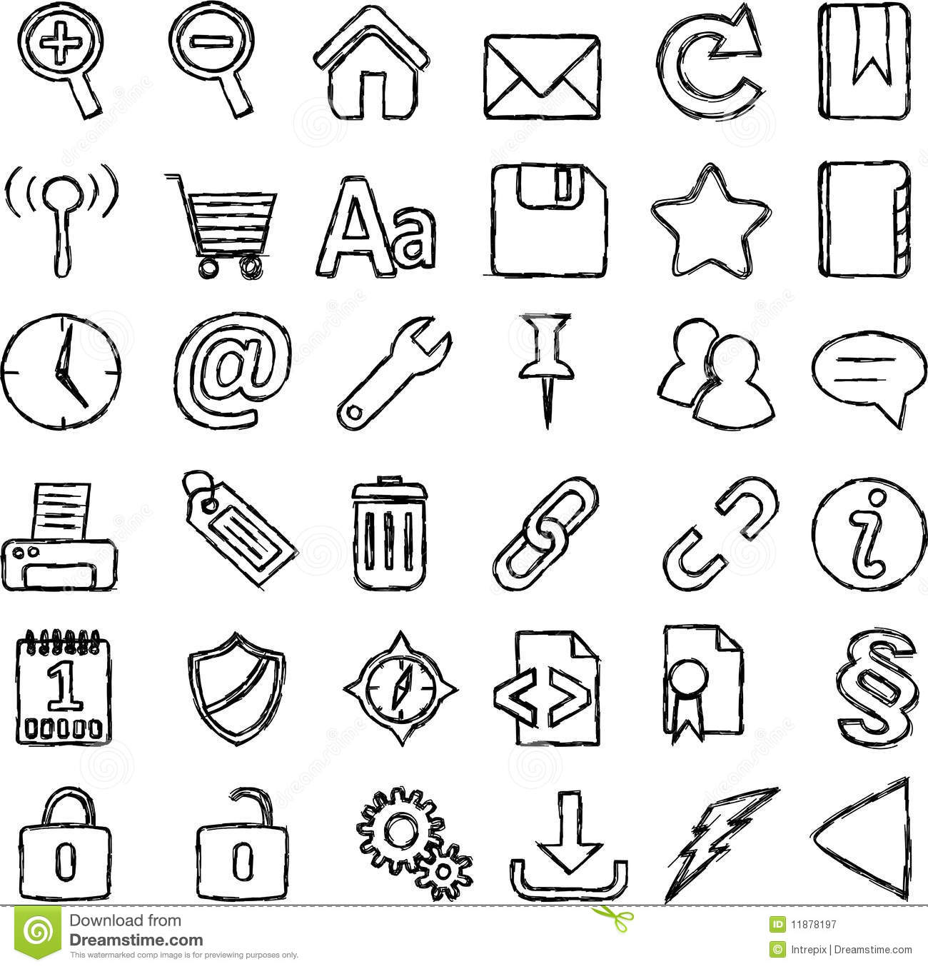 Hand Drawn Icons Hand Drawn Icons