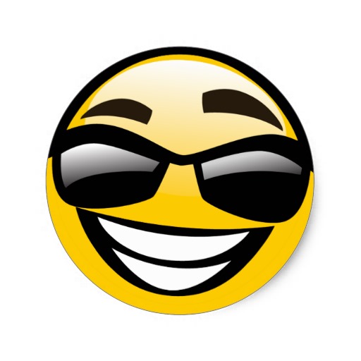 clipart smiley face with sunglasses - photo #32