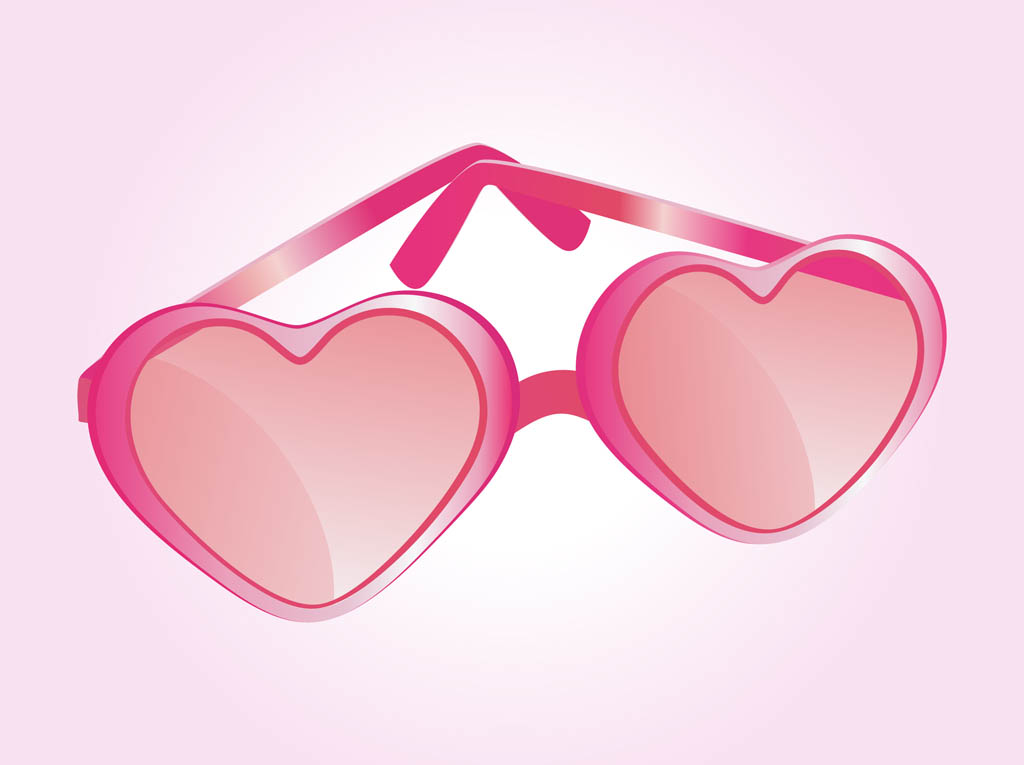 Heart Shaped Sunglasses Clip Art