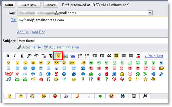 How to Make Gmail Emoticons