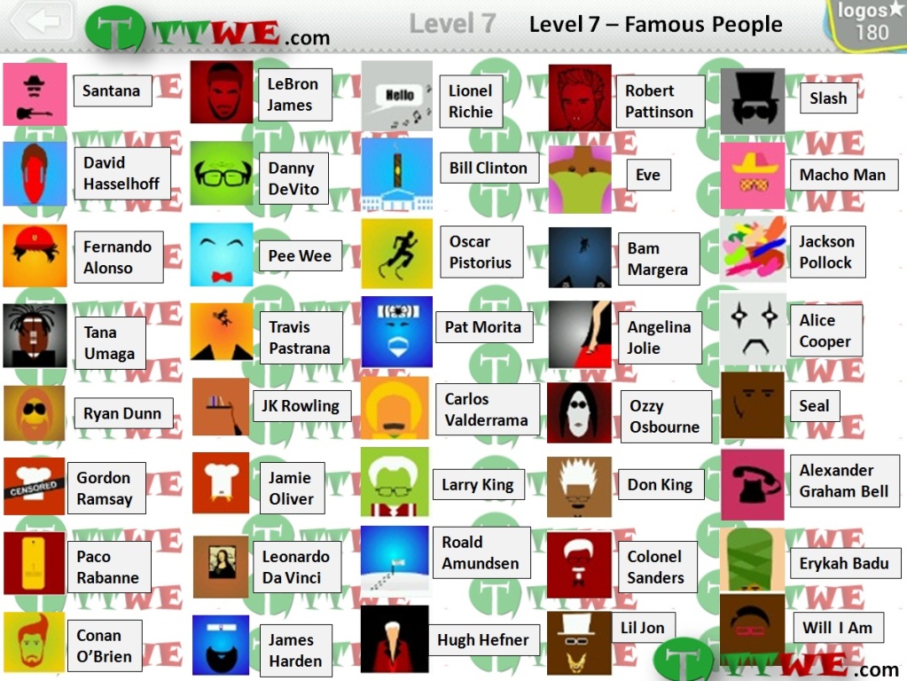 Icon Pop Quiz Answers Level 8 Icon Pop Quiz Answers Level 8