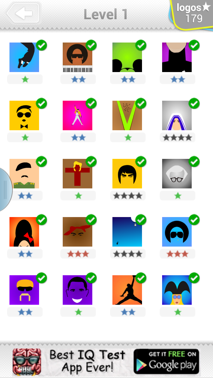 Icon Pop Quiz Famous People Level 1