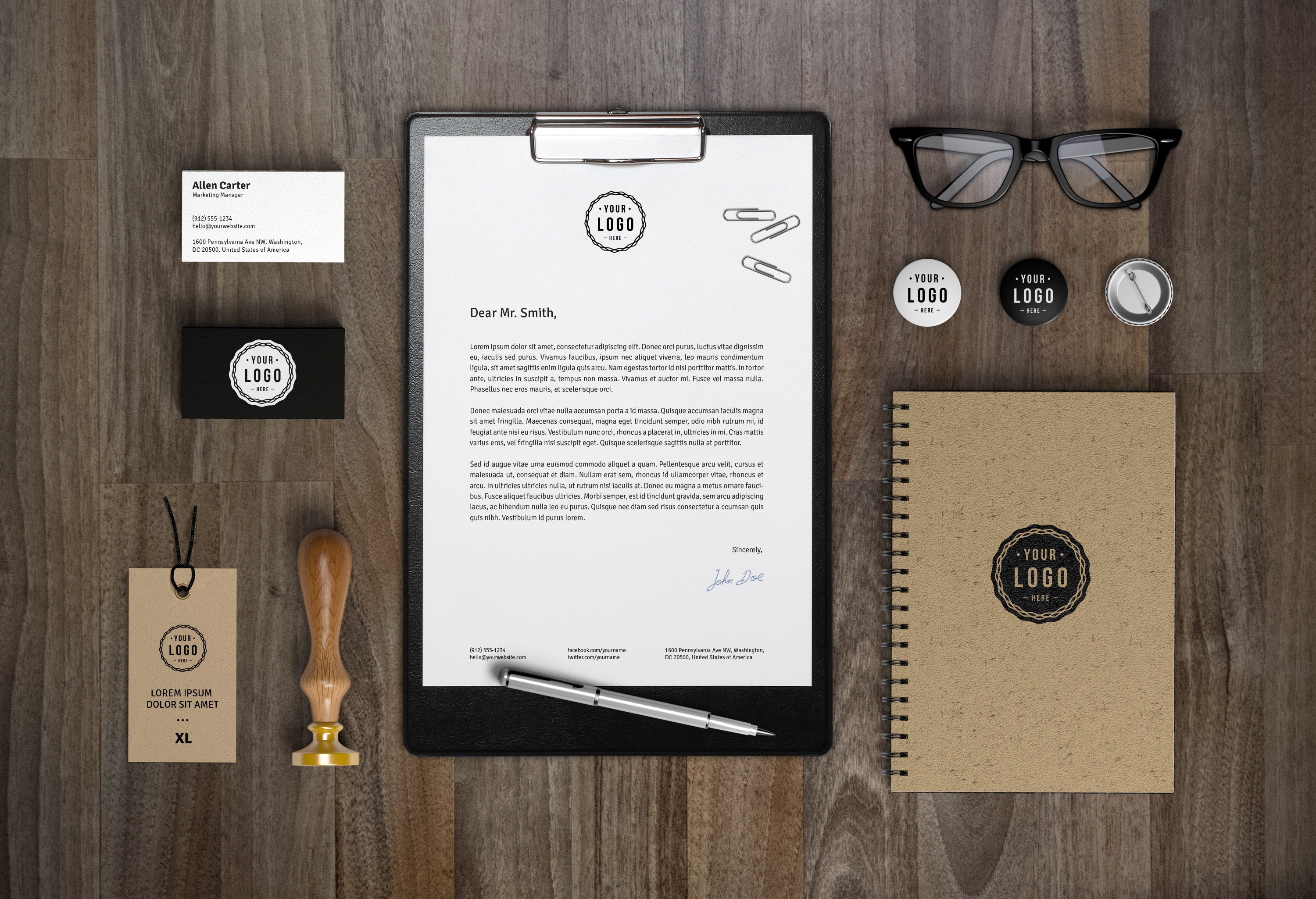 Identity Branding Mockup Template