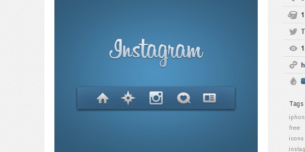 Instagram Icon Symbols