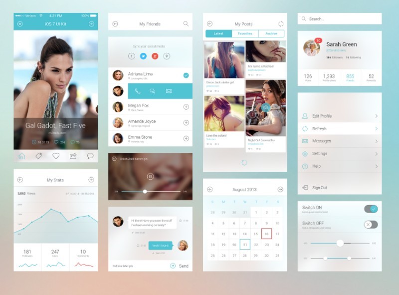iOS App UI Design iOS App UI Design