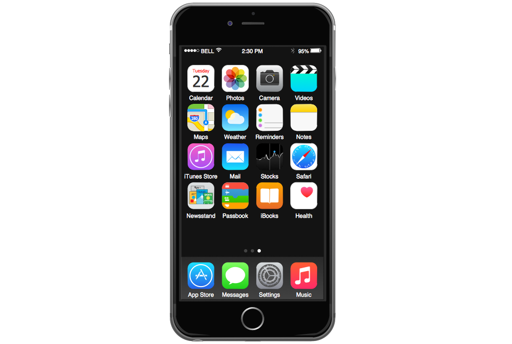 iPhone 6 Screen Template iPhone 6 Screen Template