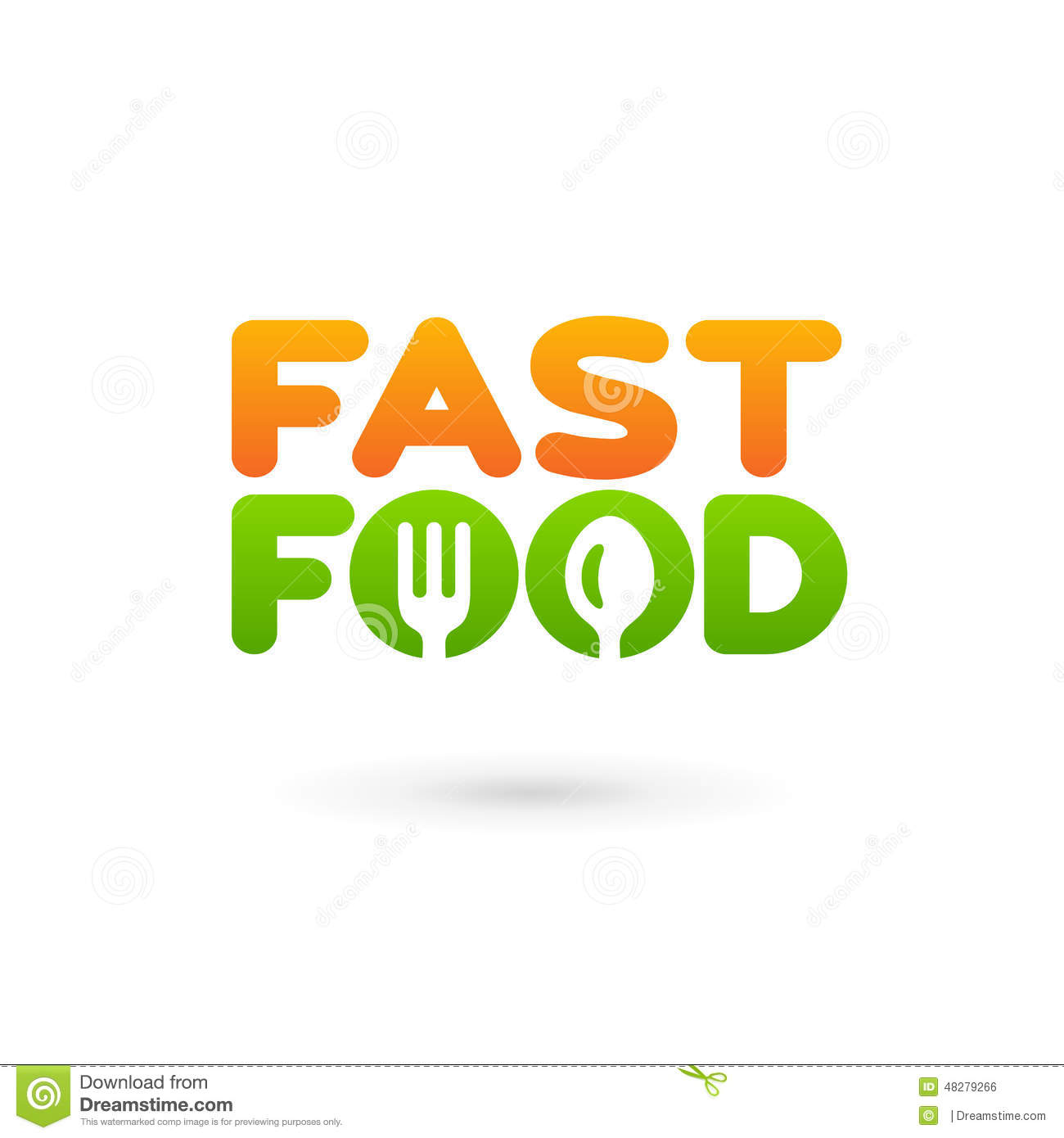 Logo with Fork and Spoon Signs Logo with Fork and Spoon Signs