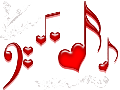 Love Heart Music Note
