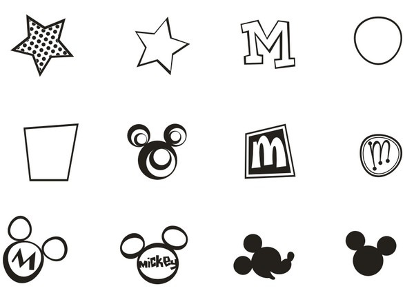 Mickey Mouse Silhouette Vector File Mickey Mouse Silhouette Vector File