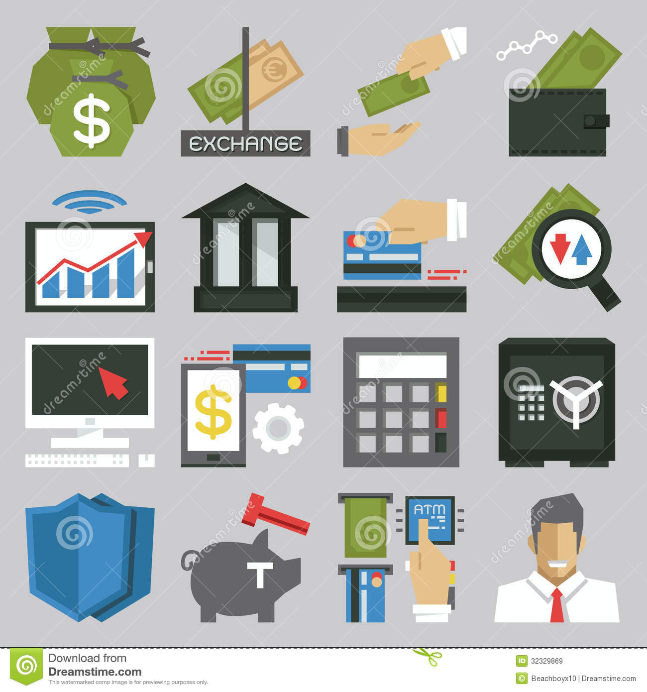 Money Icon Set Money Icon Set