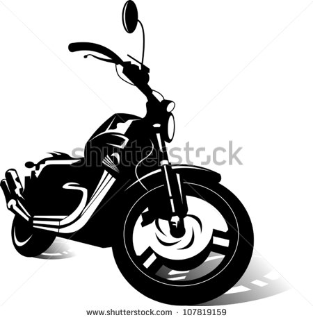 Motorcycle Sport Bike Vector