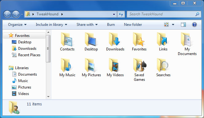 My Documents Folder Icon Windows 7