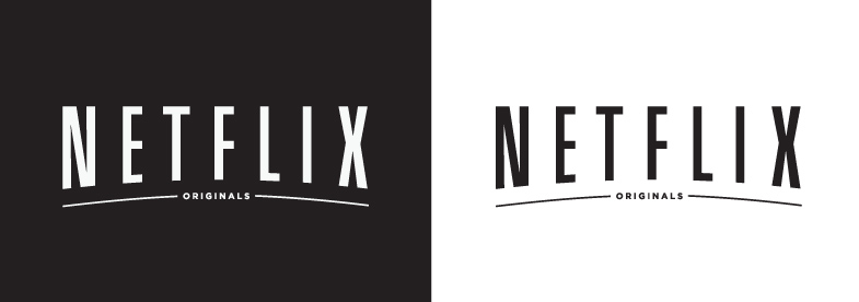 Netflix Logo Black and White