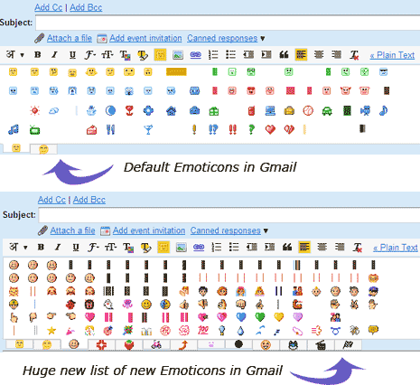 15 Free Emoticons For Gmail Images