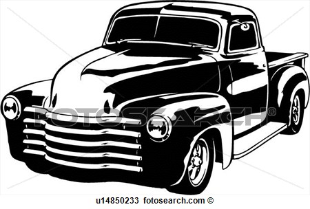 Old Chevy Truck Clip Art