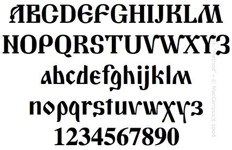 Old Latin Fonts