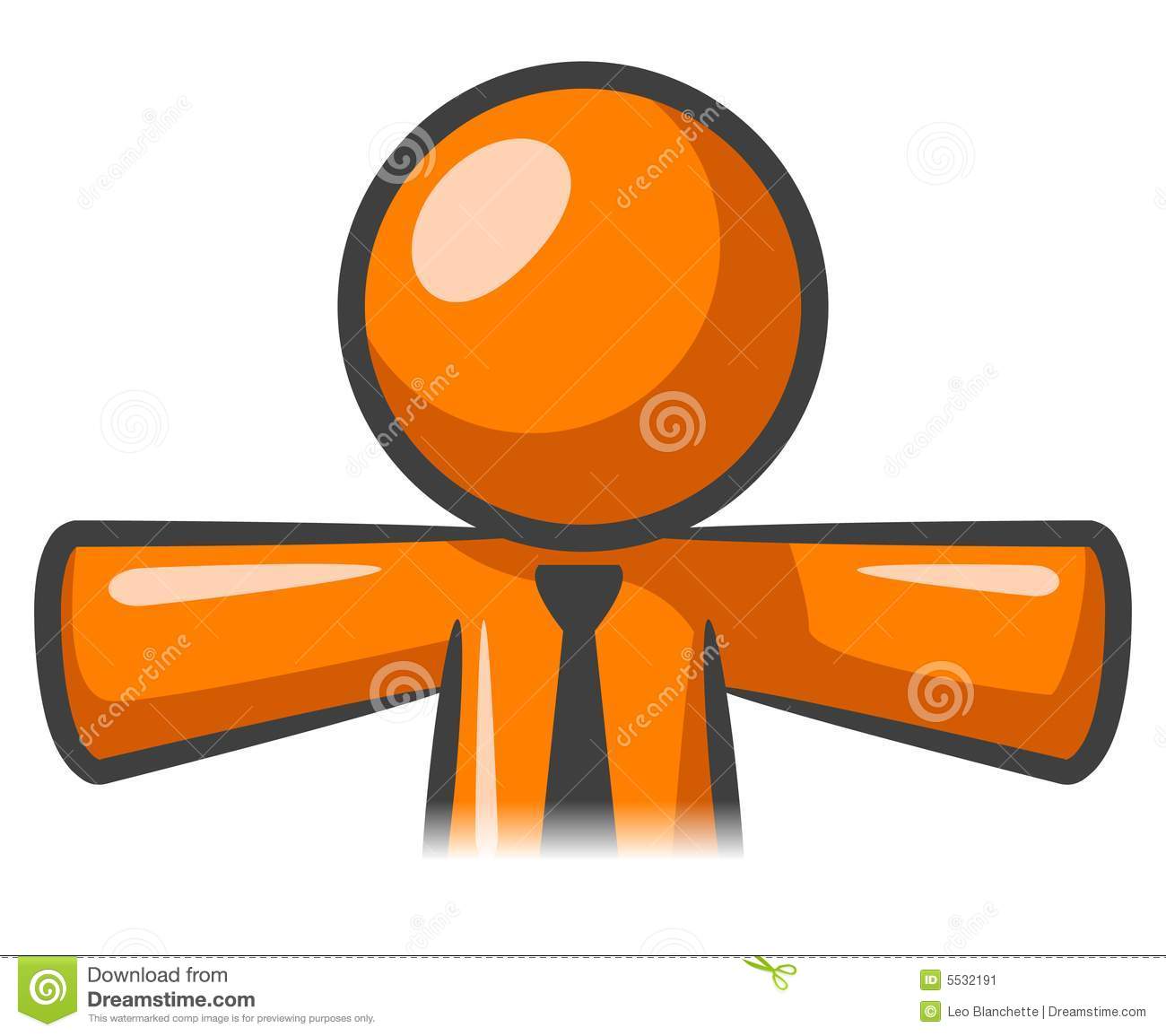 Orange Man Icon