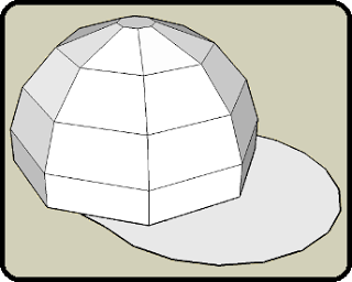 Paper Baseball Cap Template